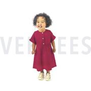 DOUBLE GAUZE LITTLE DOTS BERRY (thumbnail) #7