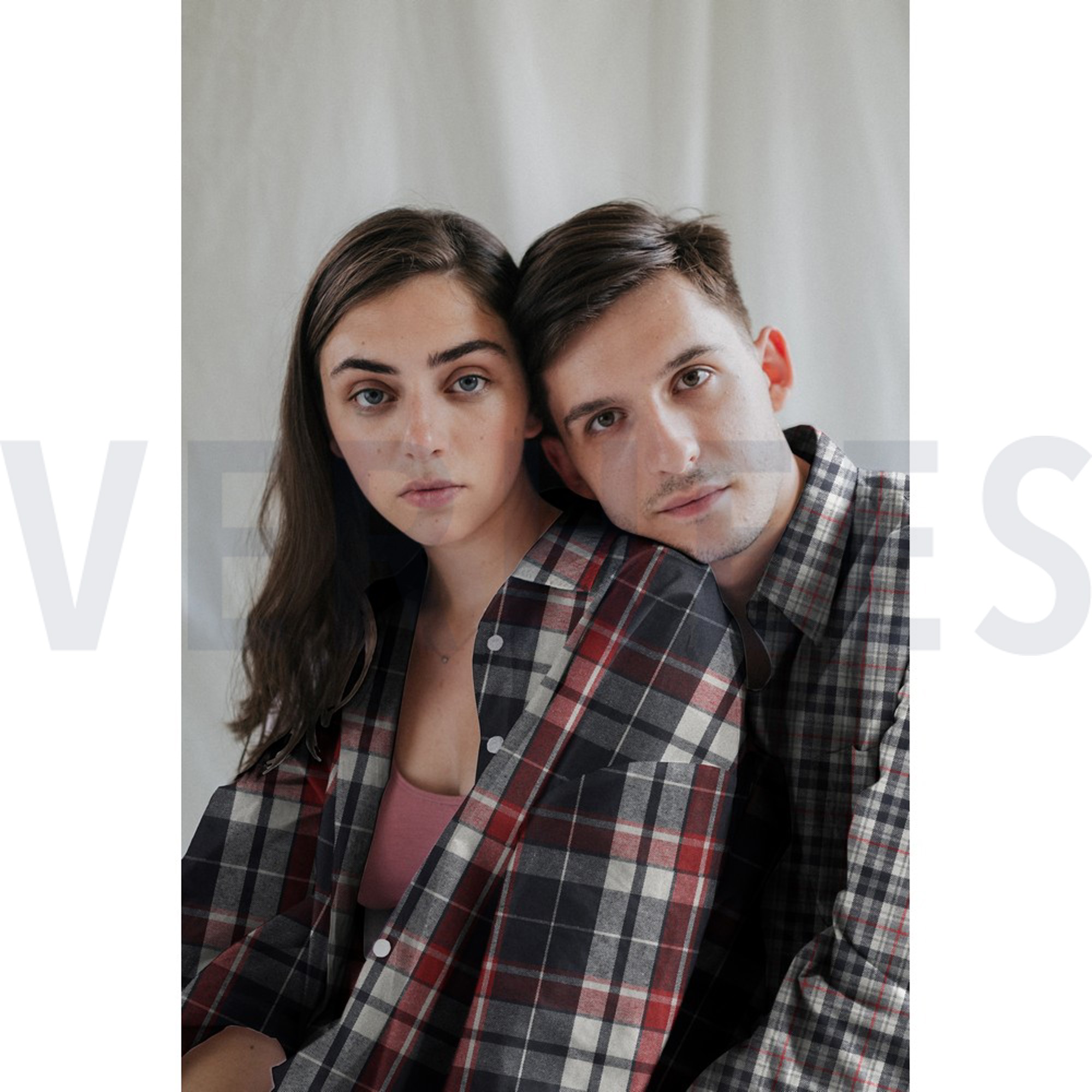 BRUSHED CHECKS YARN DYED NAVY/ECRU/RED (high resolution) #7