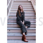 JEANS JACQUARD ABSTRACT INDIGO (thumbnail) #7