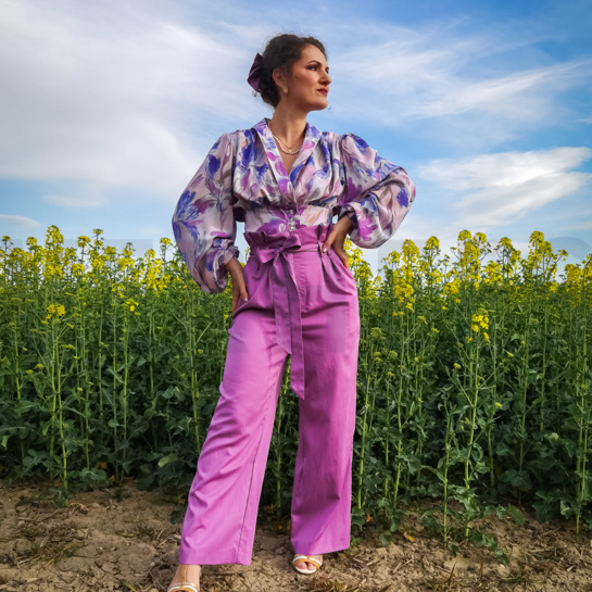 BAUMWOLLE SATIN KÖNIGSBLAU #7