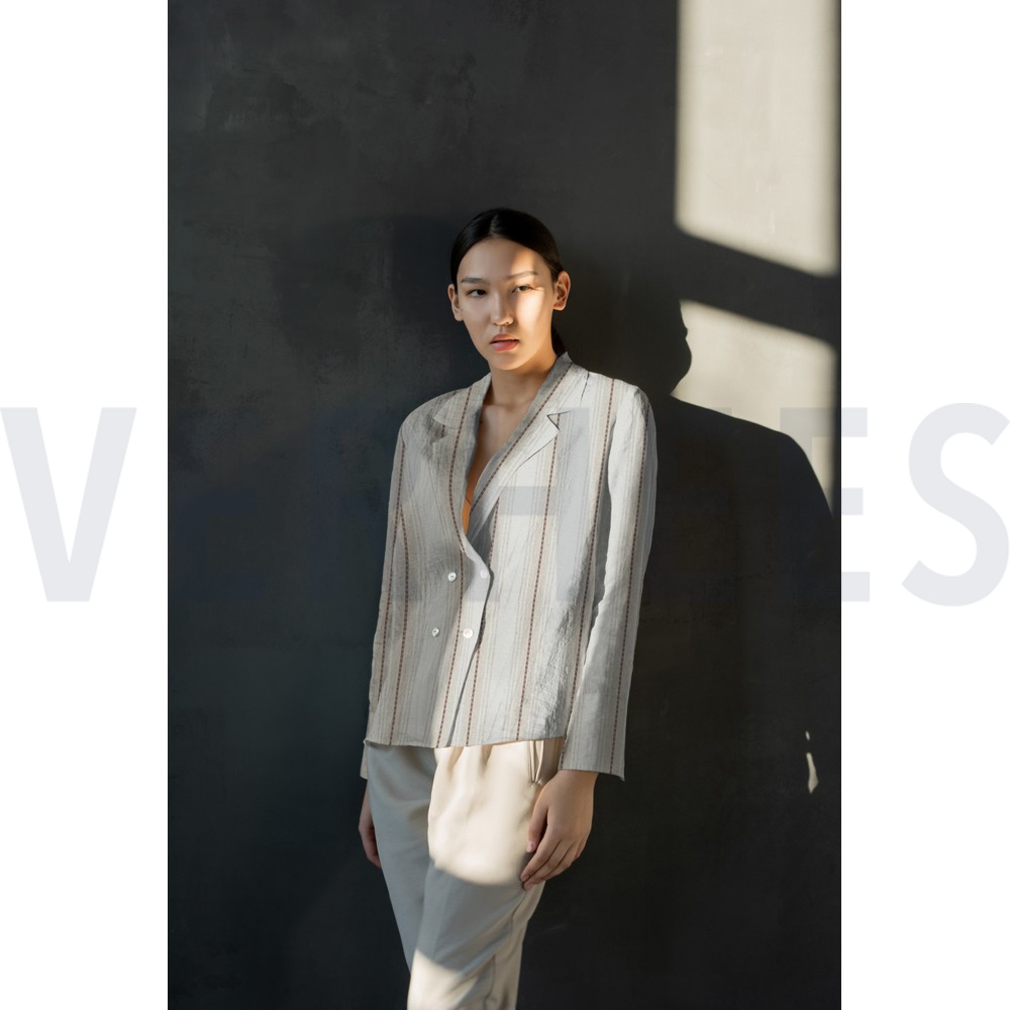 LINEN VISCOSE STRIPE NAVY (high resolution) #7