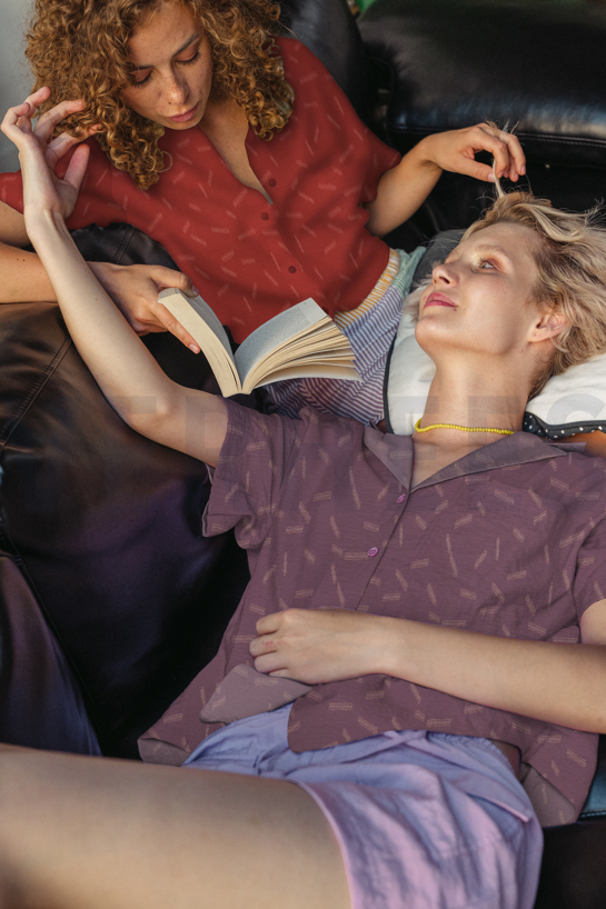 DOBBY JACQUARD STRIPES BLACK #7