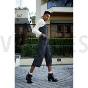 JEANS EMBROIDERY CIRCLES DARK BLUE (thumbnail) #7