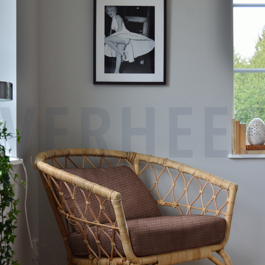 VELOURS DECO SQUARE BROWN #7