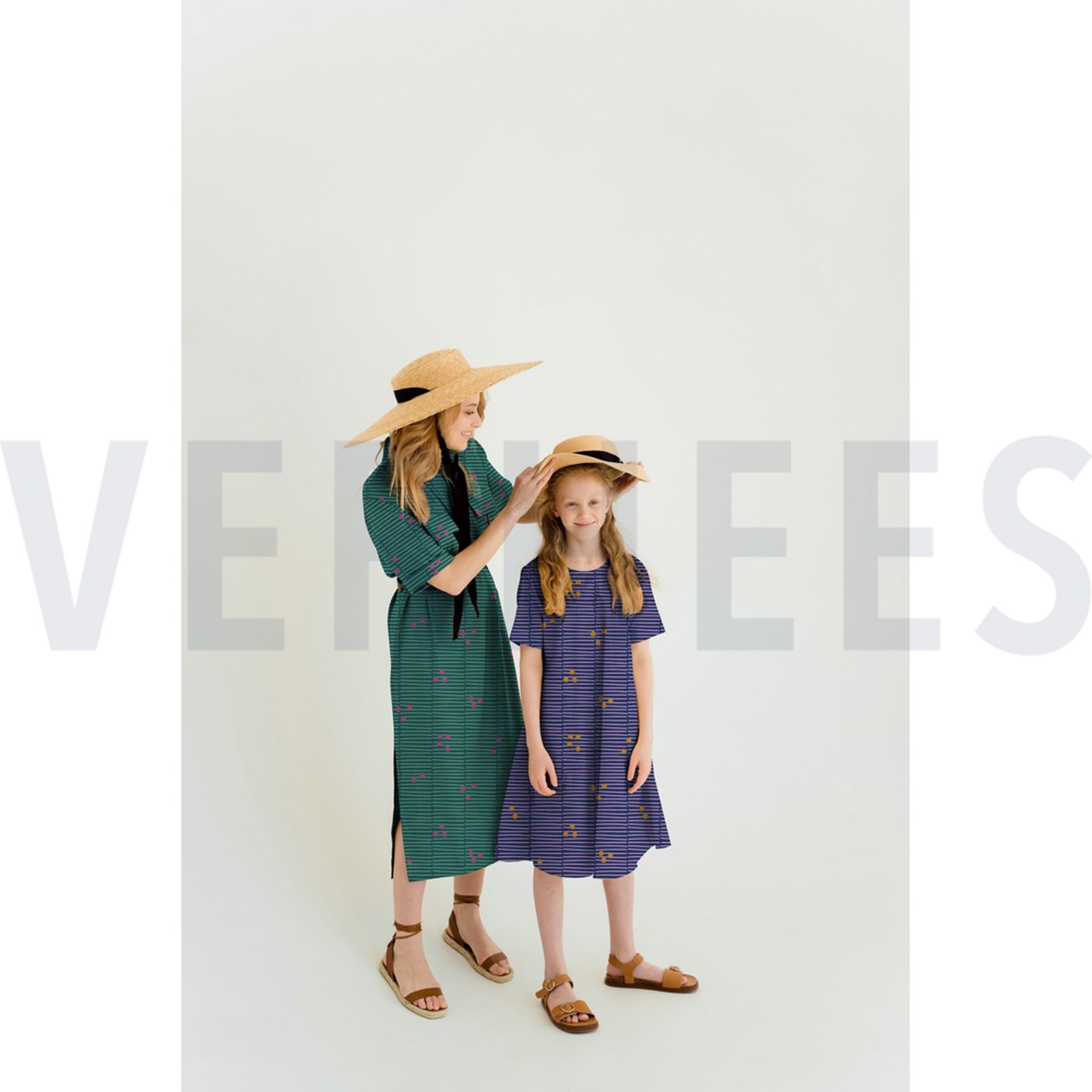 FINE POPLIN BROKEN STRIPE GREEN (high resolution) #7