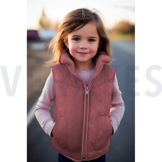 DOUBLE GAUZE QUILT RUST #7