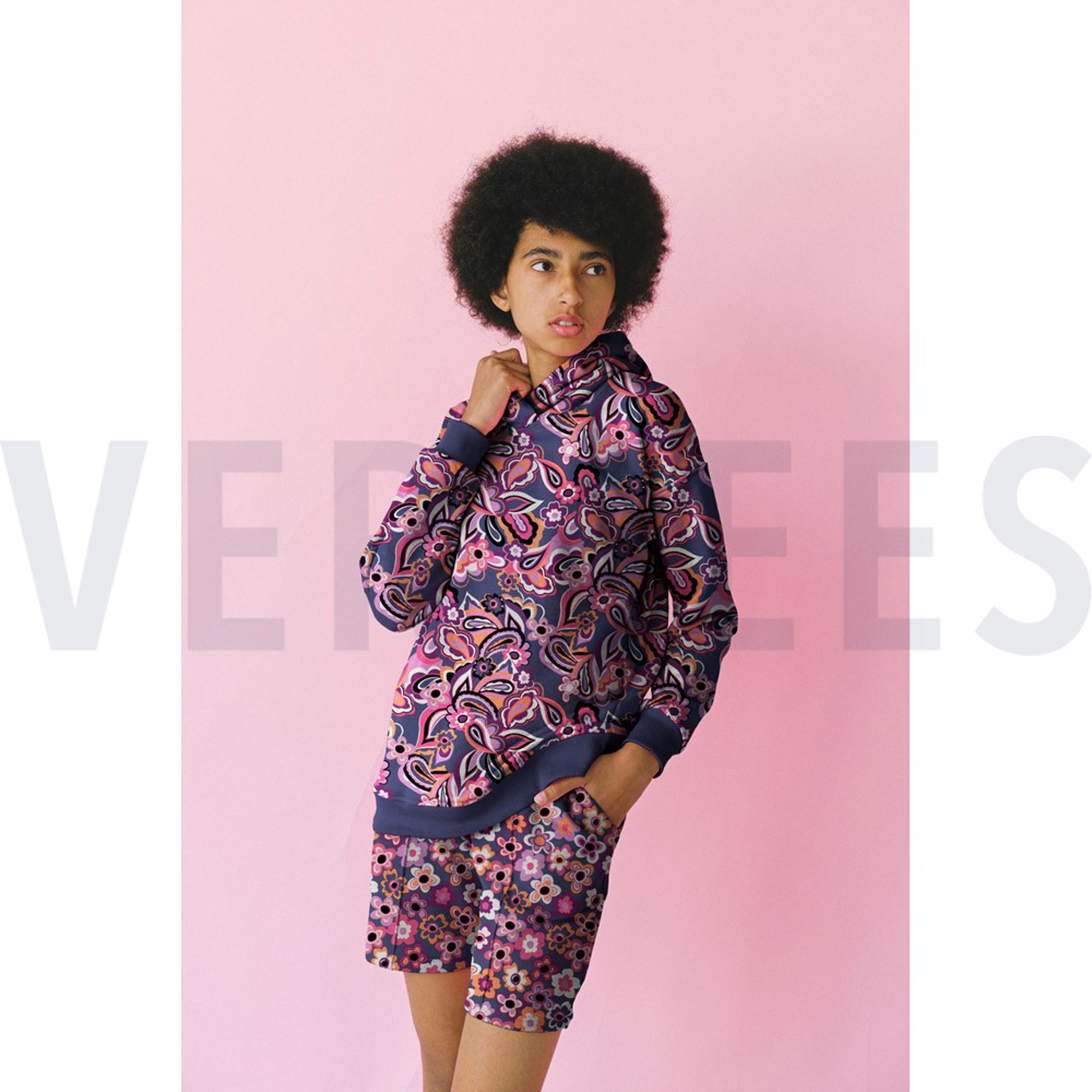 FRENCH TERRY FLOWERS CAMEL (high resolution) #7