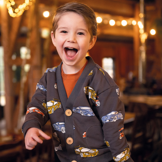 FRENCH TERRY RACECARS BLACK #7