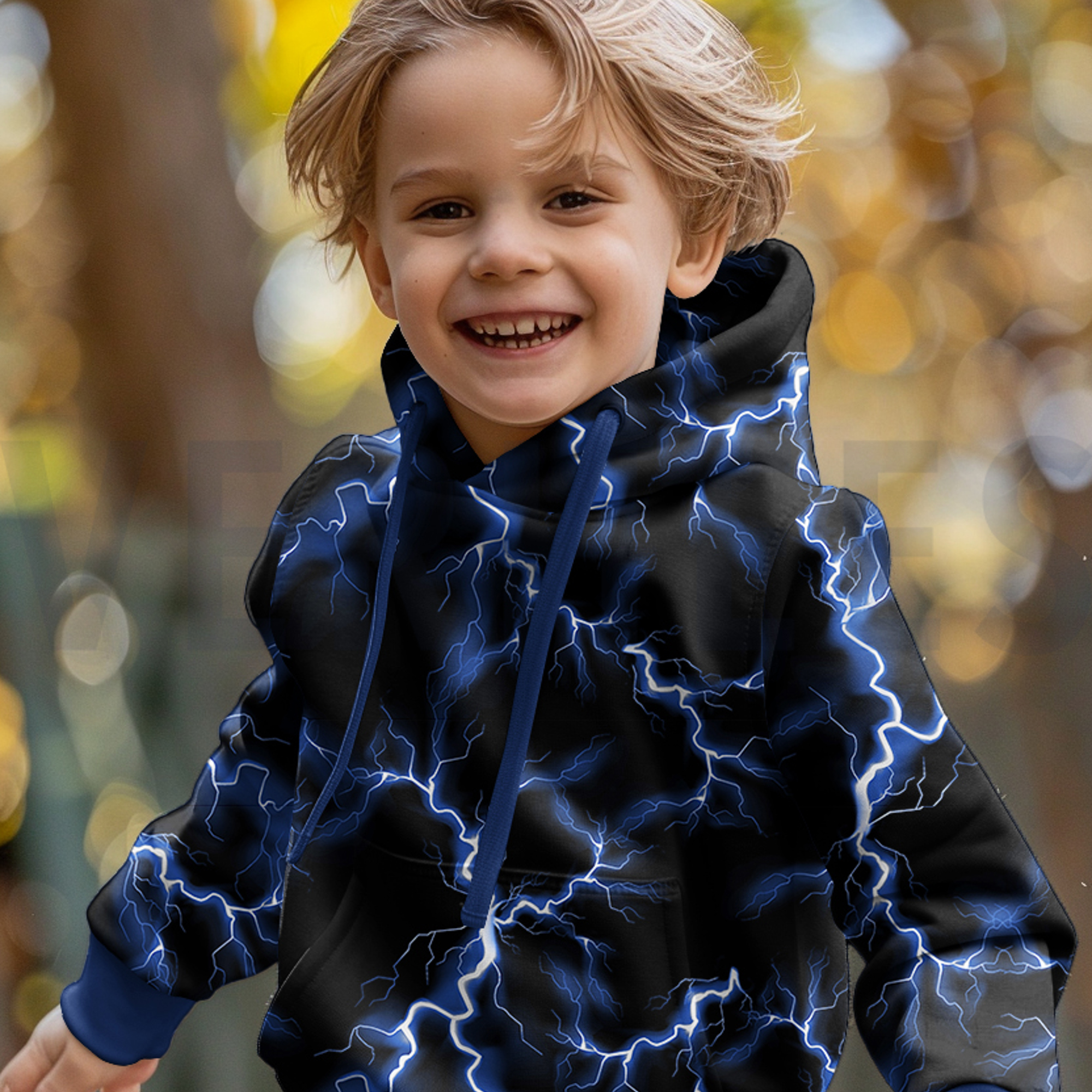 FRENCH TERRY DIGITAL LIGHTNING BLACK (high resolution) #7