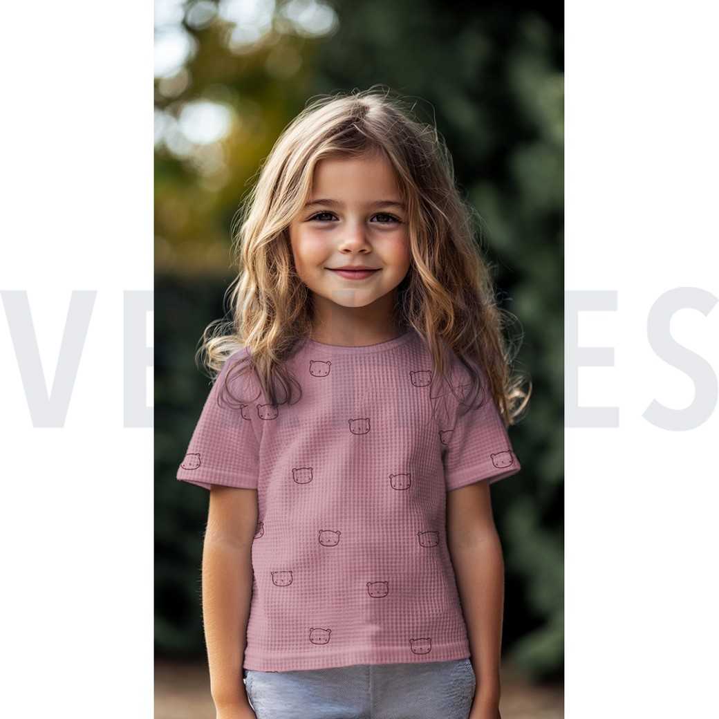 WAFFLE JERSEY BEARS MAUVE #7