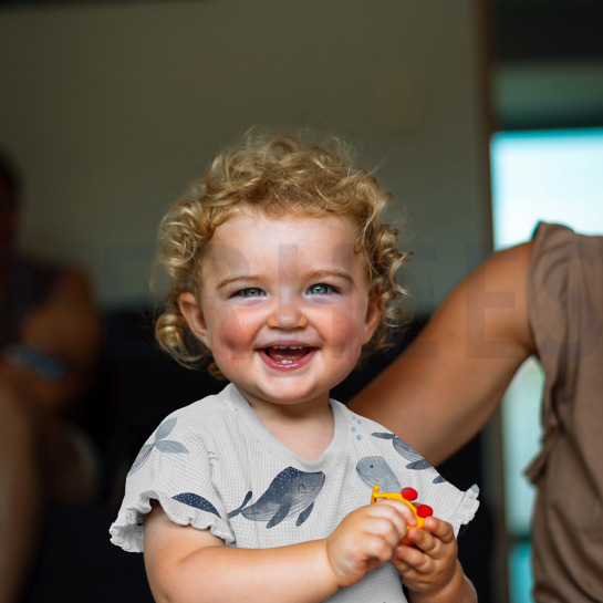 WAFFLE DIGITAL WHALES WHITE #7