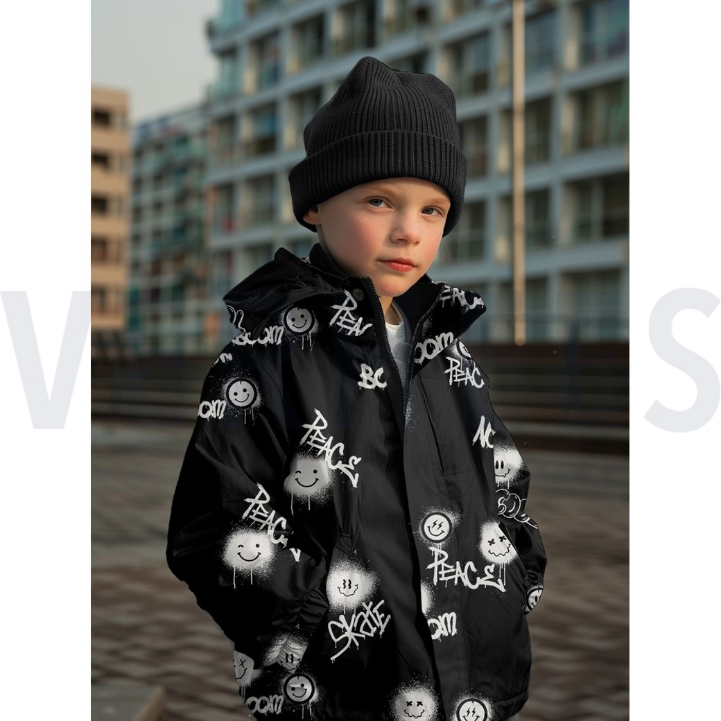 SOFTSHELL DIGITAL GRAFFITI BLACK #7