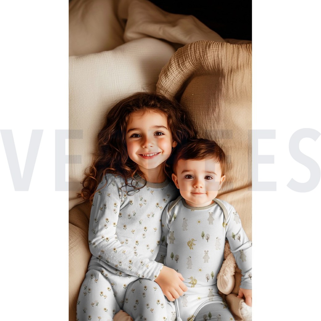 JERSEY DIGITAL FOREST ANIMALS WHITE #7