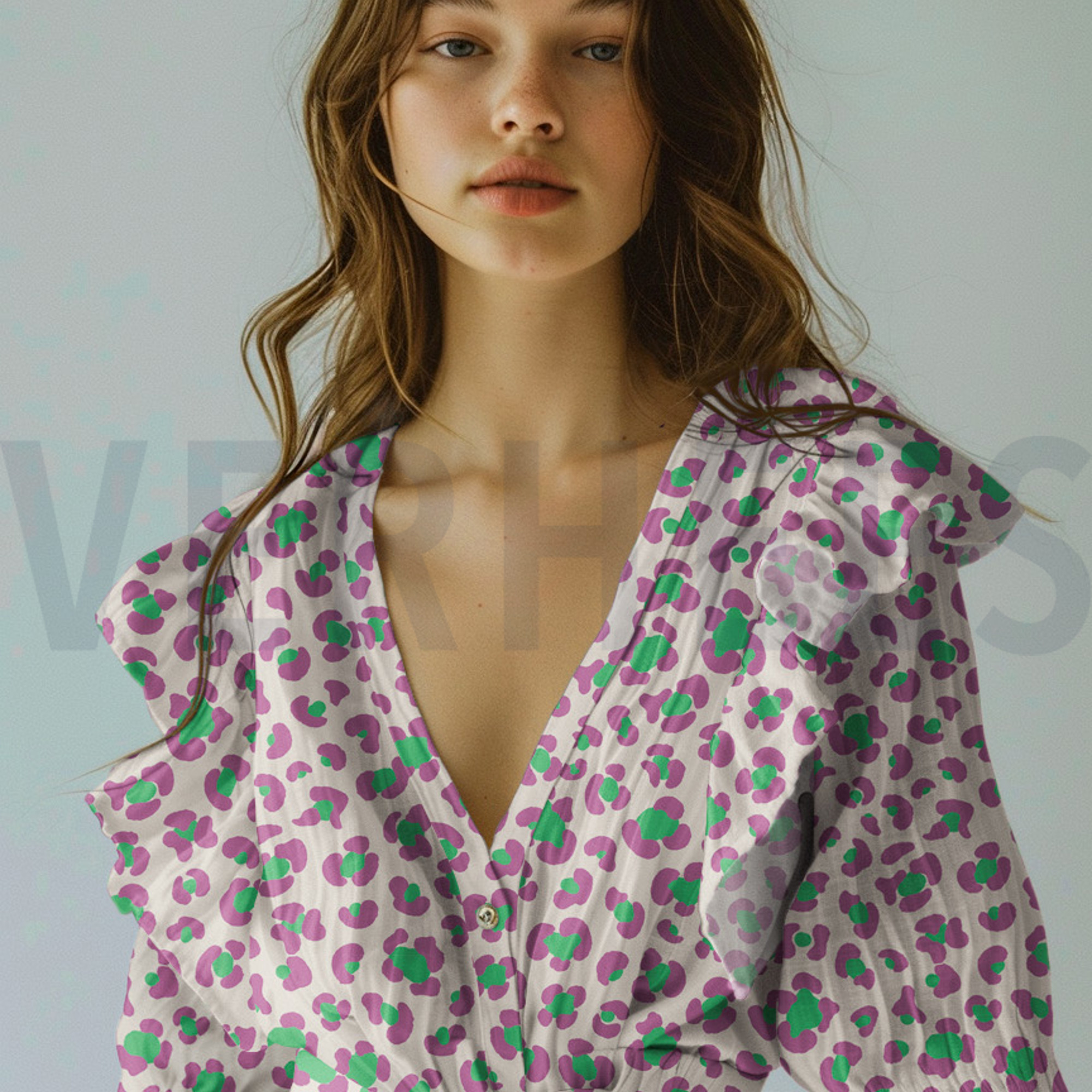 DOUBLE GAUZE ANIMAL SKIN PINK (high resolution) #7