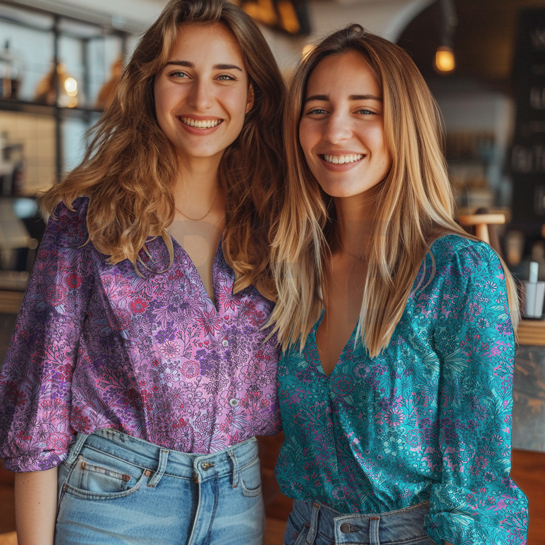 FINE POPLIN DIGITAL FLOWERS OFF-WHITE #7