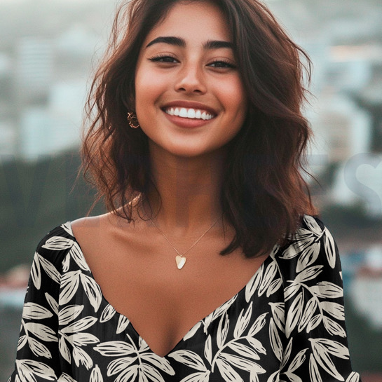 COTTON SATIN LEAVES NAVY #7