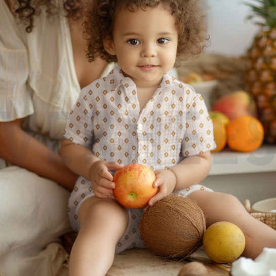 DOUBLE GAUZE GOTS NATURALS BOHEMIAN NATURAL #7