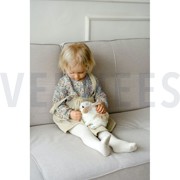 DOUBLE GAUZE DIGITAL FLOWERS WHITE (thumbnail) #7