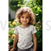 RIB JERSEY GOTS FLOWERS NATURAL (thumbnail) #7