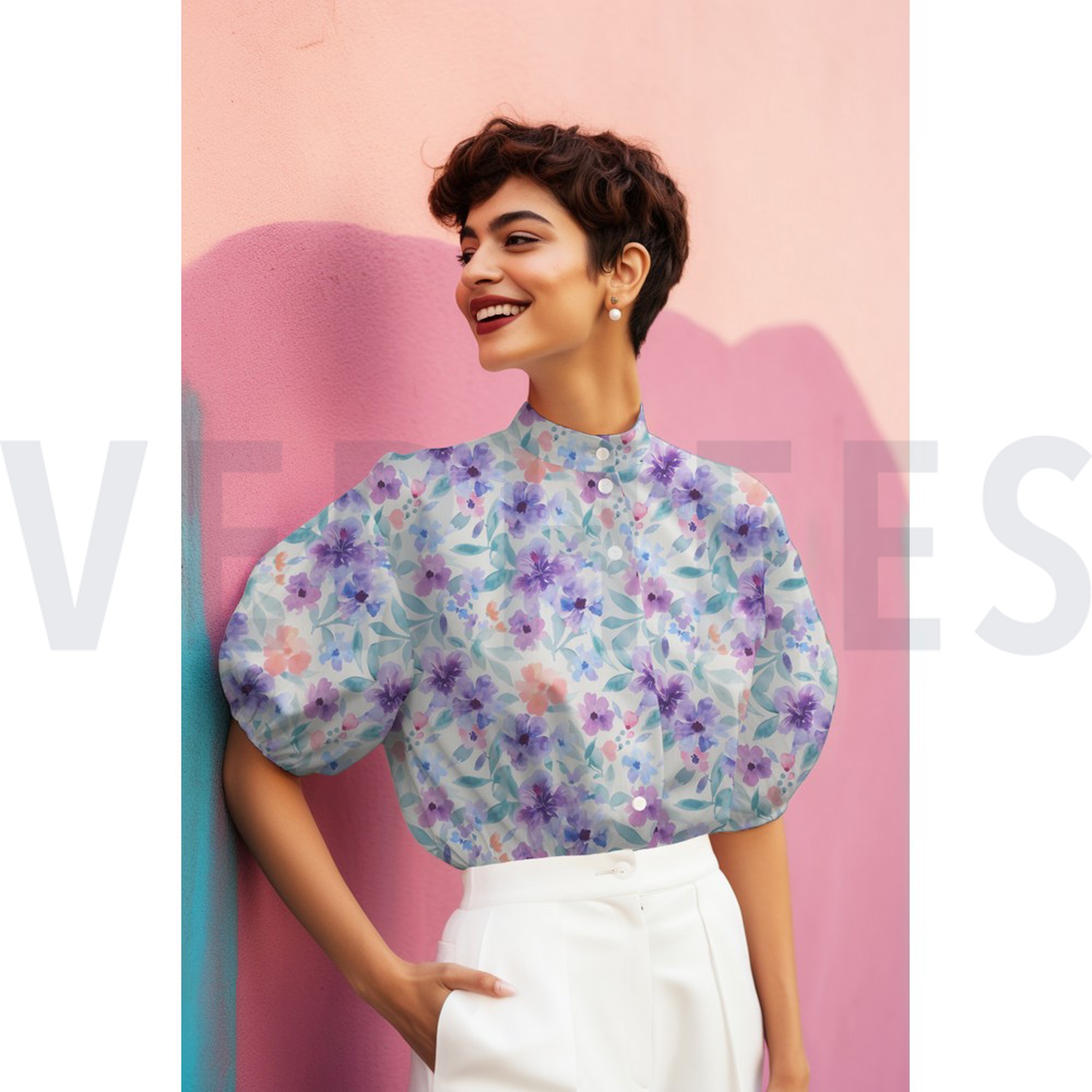 COTTON VOILE DIGITAL FLOWERS PURPLE (high resolution) #7