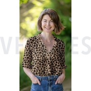 COTTON VOILE ANIMAL SKIN CAMEL (thumbnail) #7