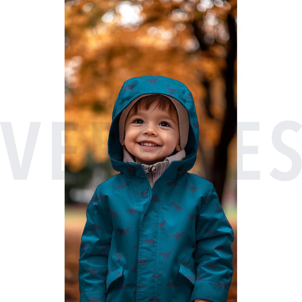 RAINCOAT DINOSAURS BLUE #7