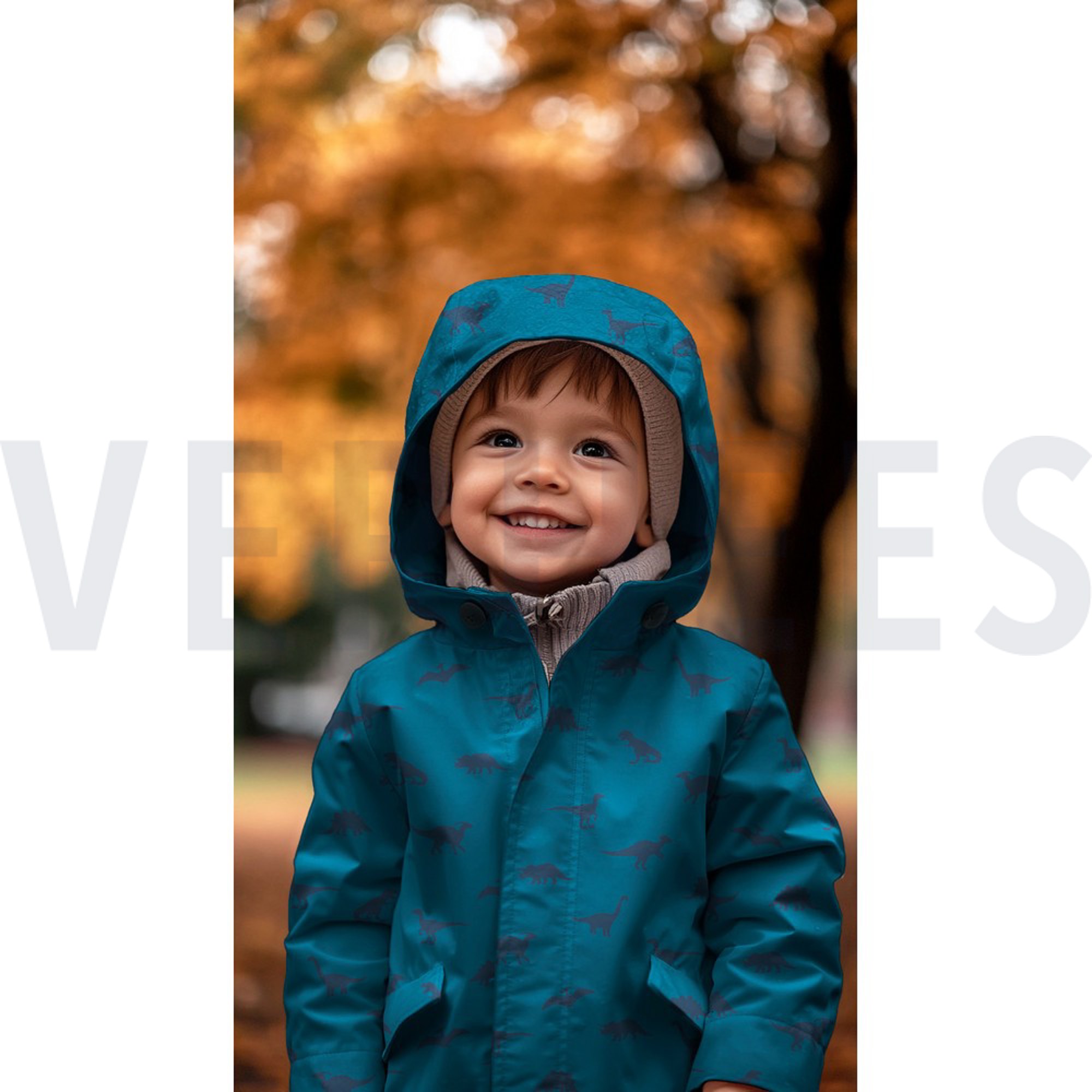 RAINCOAT DINOSAURS BLUE (high resolution) #7