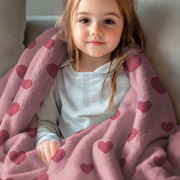 FLEECE HEARTS MAUVE (thumbnail) #7