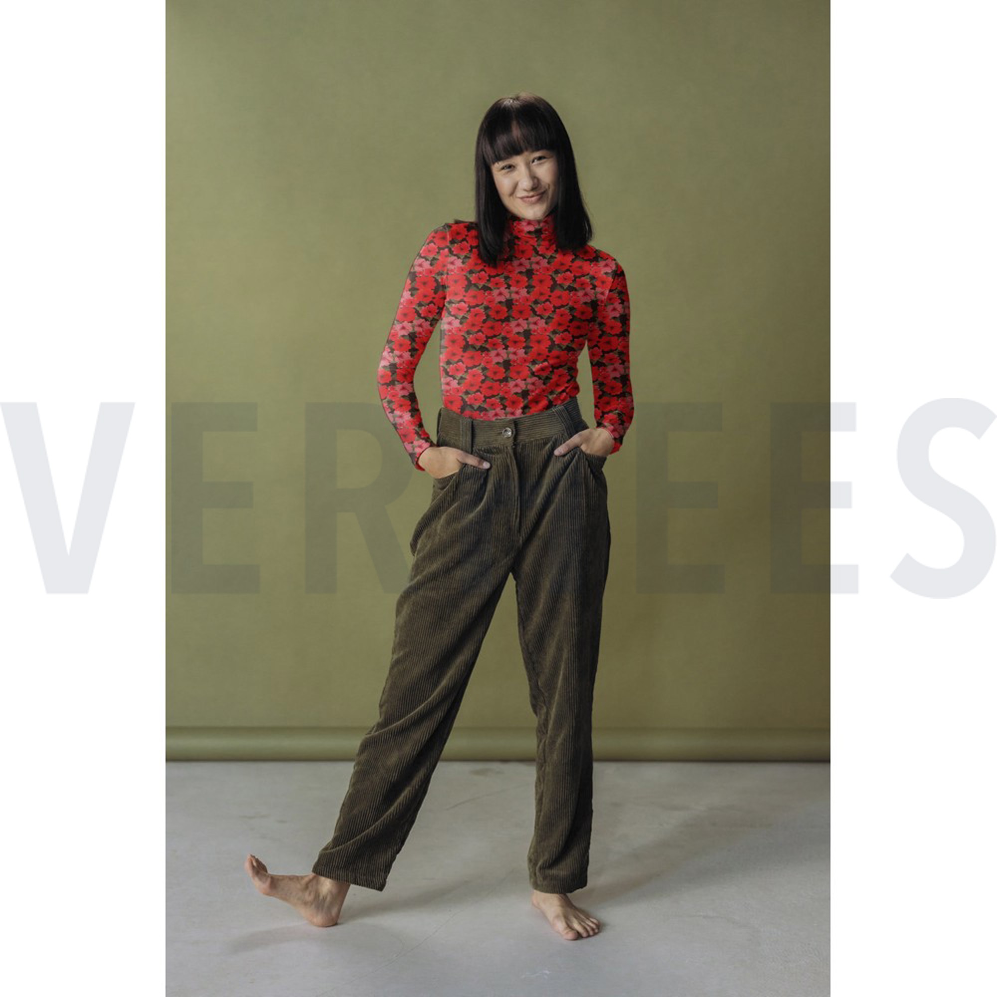 VISCOSE JERSEY DIGITAL FLOWERS RED (high resolution) #7