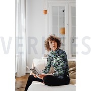 VISCOSE JERSEY DIGITAL FLOWERS BLACK (thumbnail) #7