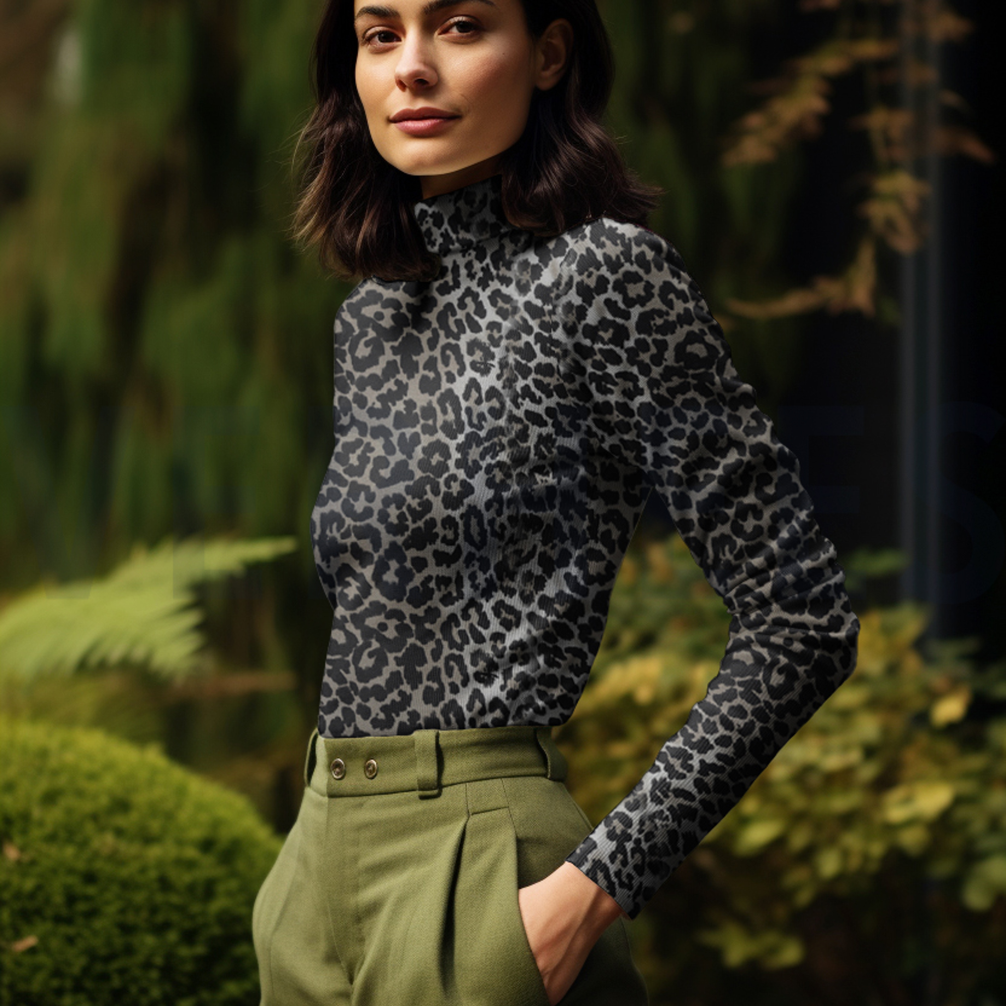 VISCOSE JERSEY DIGITAL ANIMAL SKIN BLACK (high resolution) #7