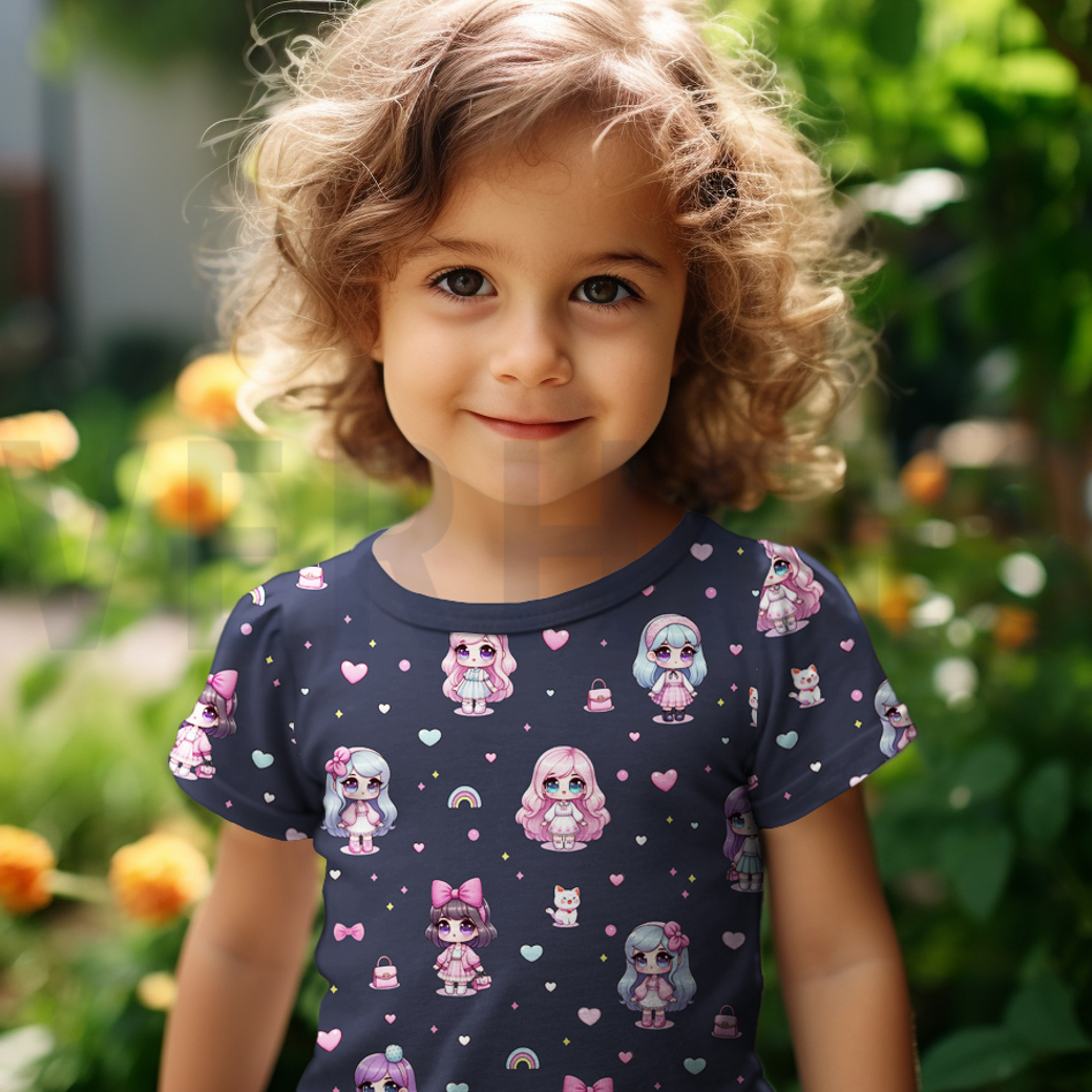 JERSEY DIGITAL DOLLS NAVY #7
