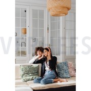 CANVAS DIGITAL LEAVES BLUE (thumbnail) #7