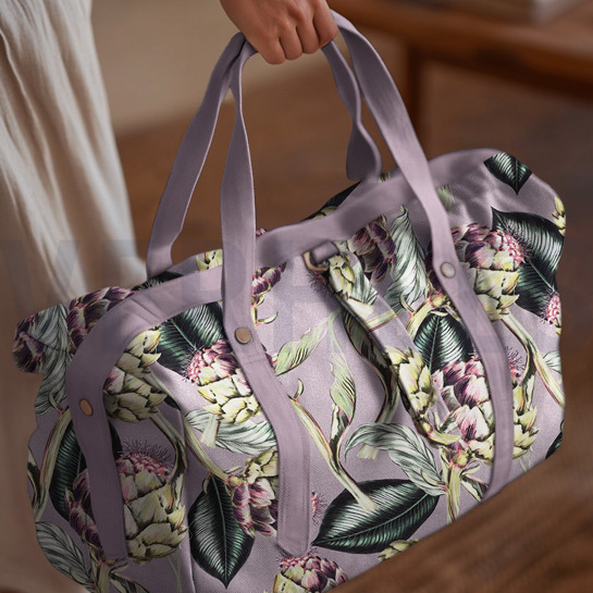 CANVAS DIGITAL ARTICHOKES LAVENDER #7