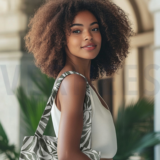 CANVAS DIGITAL BLÄTTER LEINEN #7