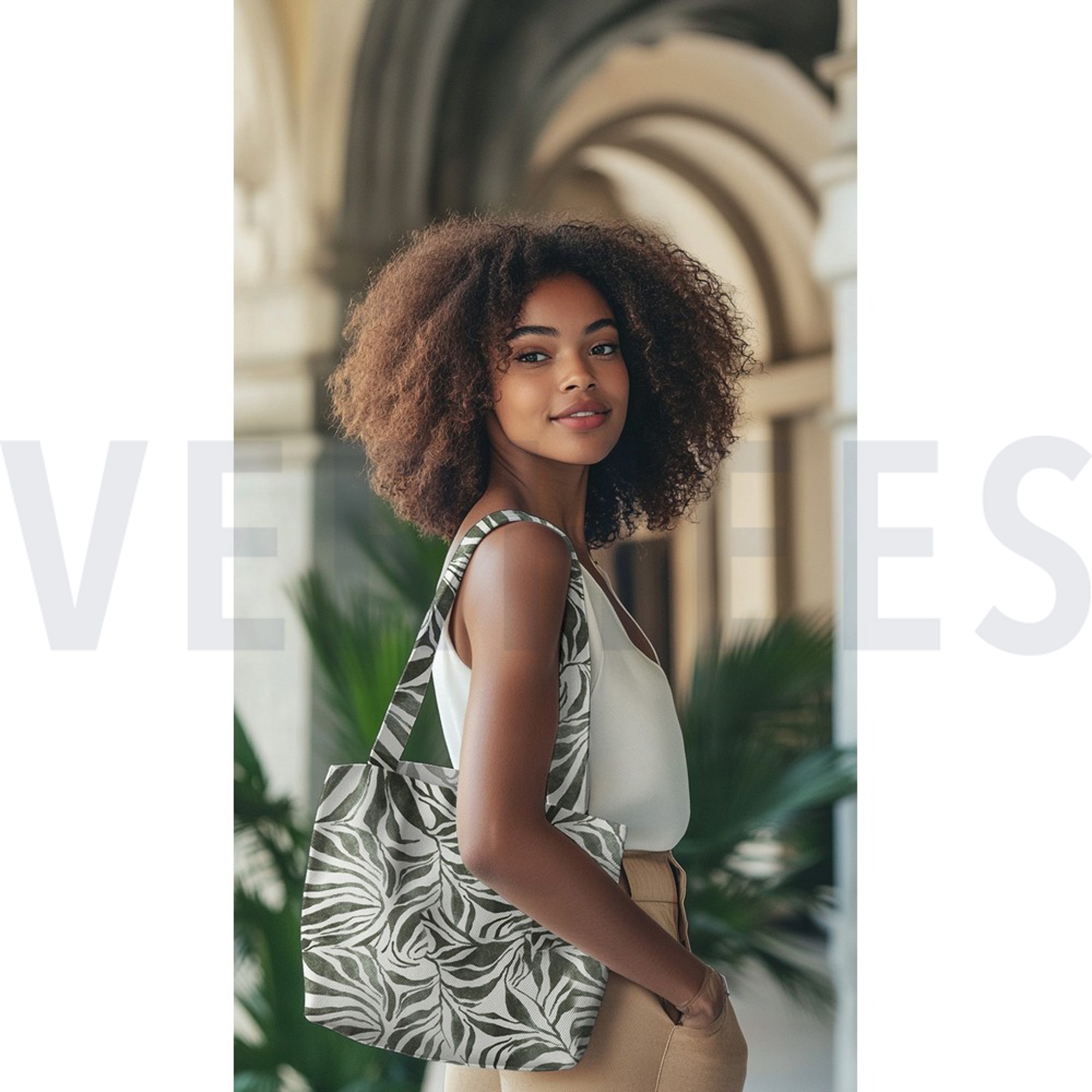 CANVAS DIGITAL LEAVES LINEN (high resolution) #7