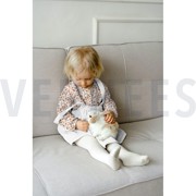 DOUBLE GAUZE GOTS DIGITAL FLOWERS WHITE / GRAPE (thumbnail) #7