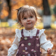 BABYCORD FOIL FLOWERS PETROL (thumbnail) #7