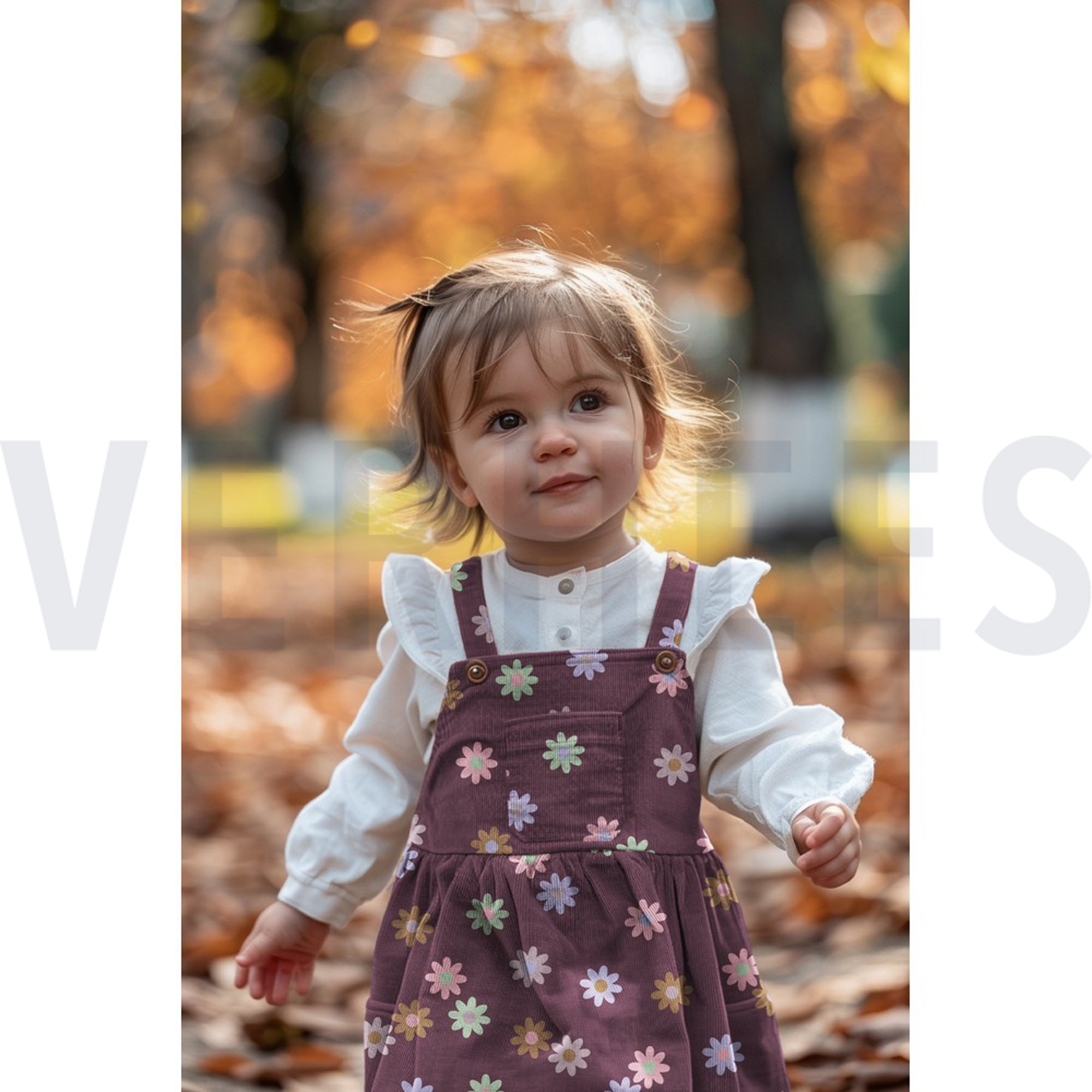BABYCORD FOIL FLOWERS PETROL (high resolution) #7