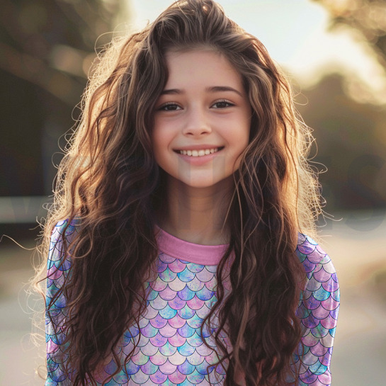 JERSEY DIGITAL MEERJUNGFRAUEN ROSA #7