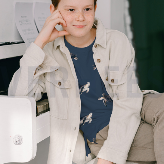 JERSEY DIGITAL SCHILDKRÖTEN WEISS #7