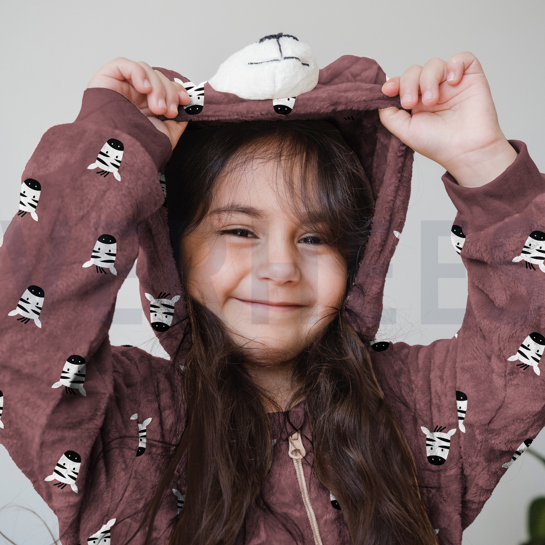 ALPENFLEECE ZEBRA ROUGE #7