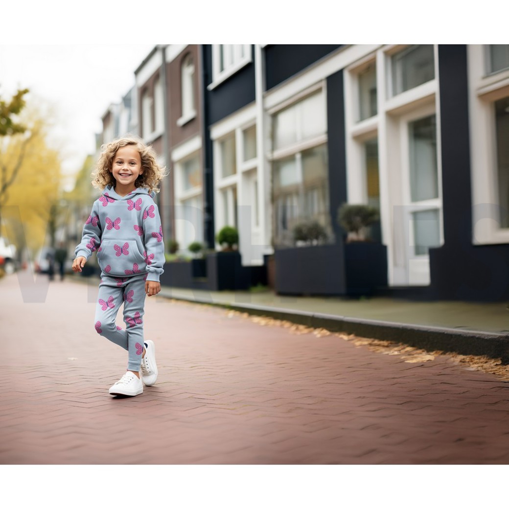 JOGGING BUTTERFLIES ECRU #7