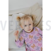 JERSEY MELANGE GLITTER BUTTERFLIES ECRU MELANGE (thumbnail) #7