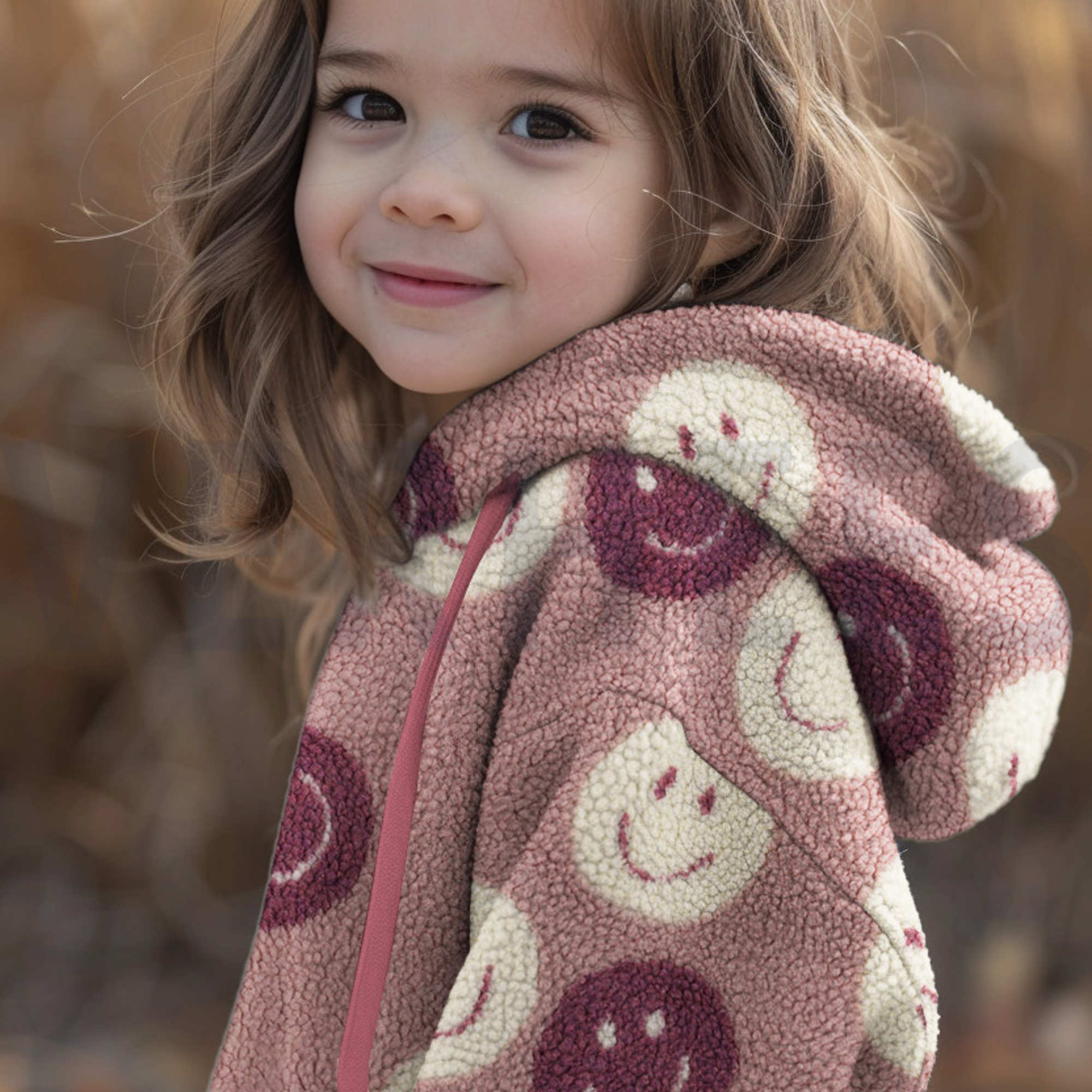 TEDDY JACQUARD HAPPY FACES ECRU (high resolution) #7