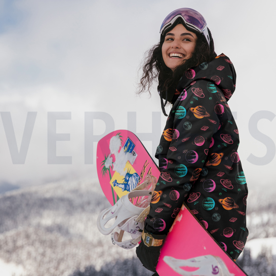 SOFTSHELL DIGITAL SPACE BLACK / PINK #7