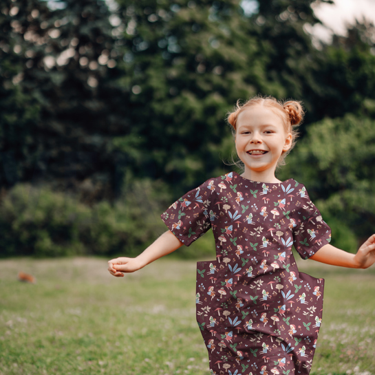 BAUMWOLLE POPELINE MÄRCHEN SMARAGDGRÜN #7