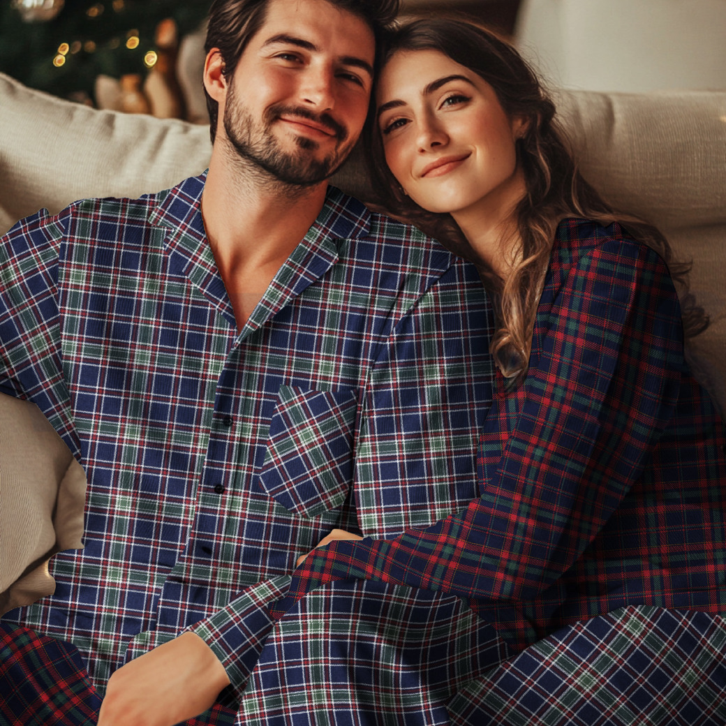 FLANNEL CHECKS NAVY #7