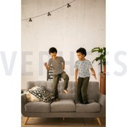 JERSEY MELANGE MONKEY DARK GREEN (thumbnail) #7