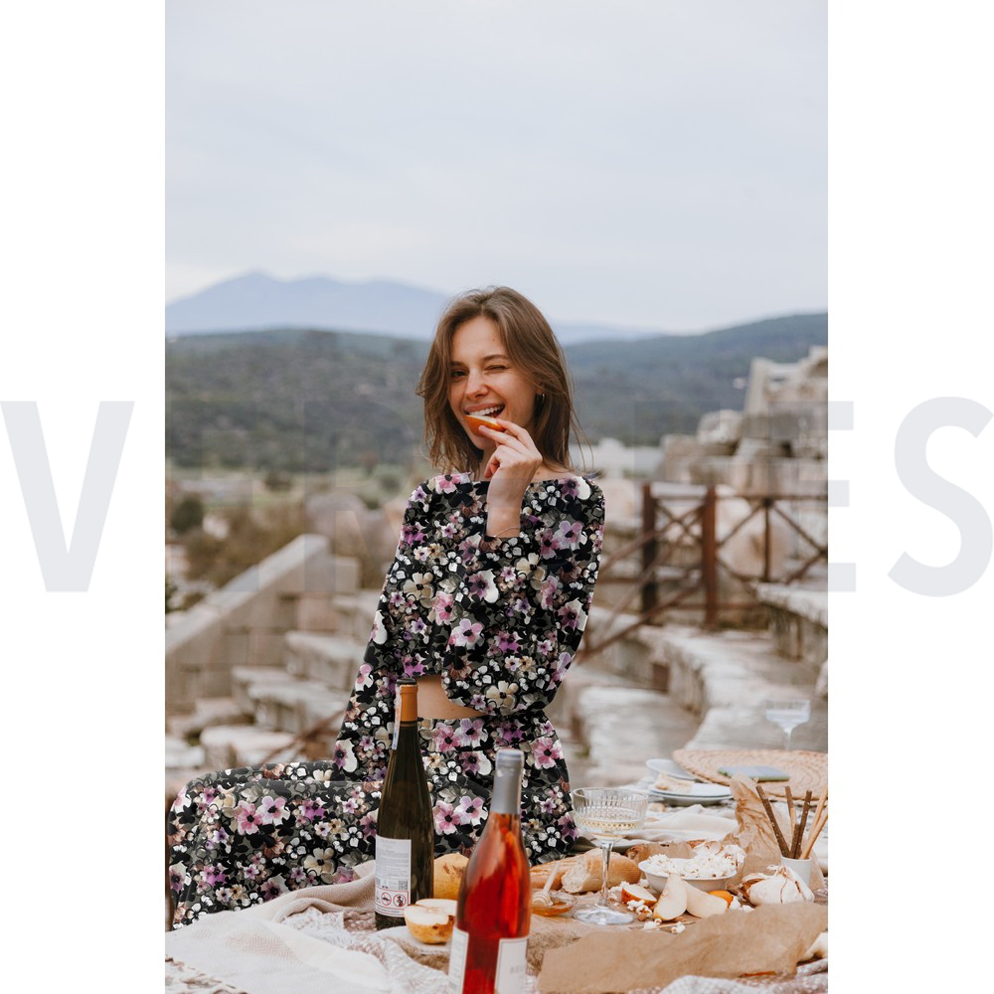 JERSEY DIGITAL FLOWERS JEANS (high resolution) #7